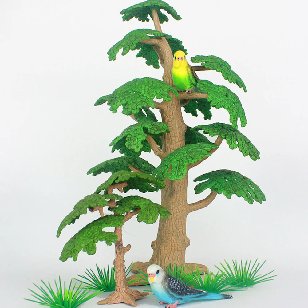 

6pcs Artificial Plant Tree Decoration Plants Pine nament Fake Green Imitation Branch Plastic Cypress Leaf Foliage Garden Decor