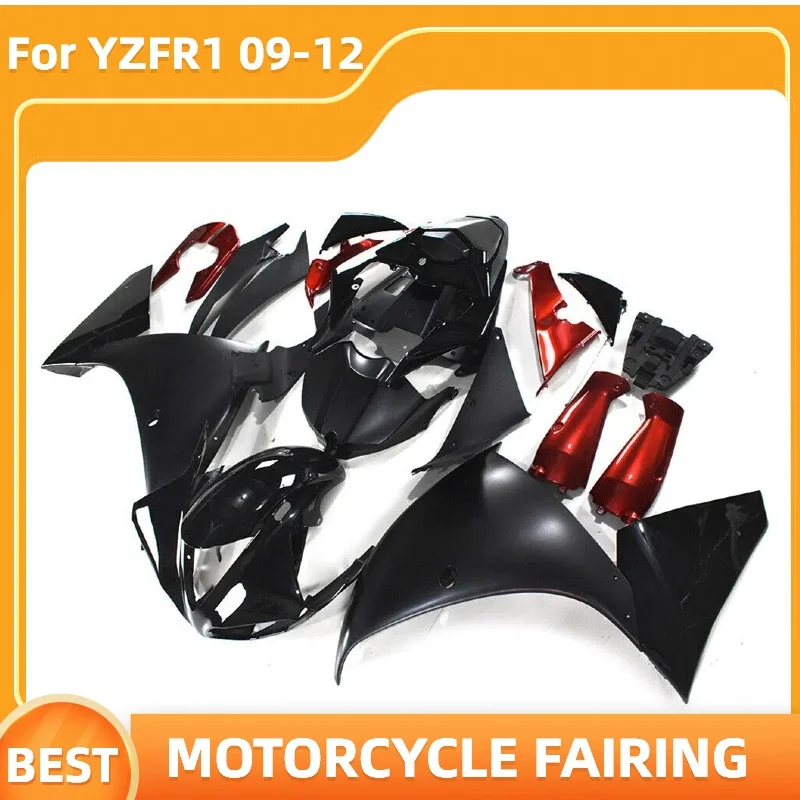 

Motorcycle Fairings For YAMAHA YZF-R1 YZF1000 09 10 11 12 R1 09-12 Free Custom High Grade Injection Molding Matte Black