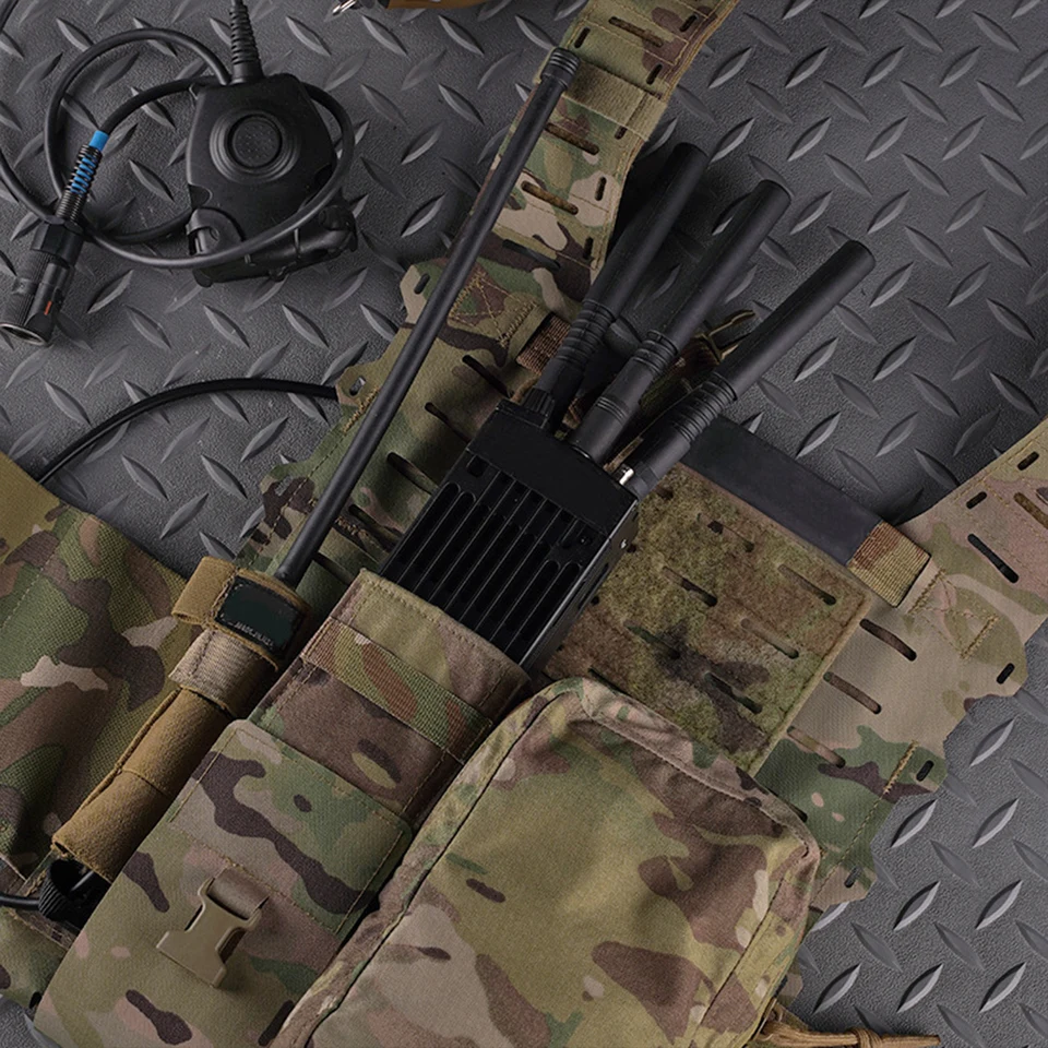 MPU5 Dummy Tactical Model DIY Walkie-Talkie Transceiver Interphone