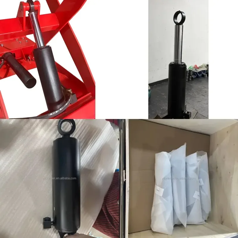 Stainless Steel Hydraulic Cylinder for Lifting Table 1 2 3 4 Tons Mechanical Parts