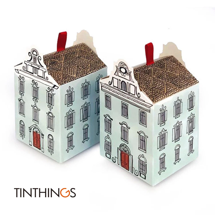 20 Stück 6,7 x 6,7 x 7,5 cm kleine Geschenkboxen für Süßigkeiten, Kekse, Schokolade, Süßigkeiten-Verpackung, Kinder-Geschenkboxen aus Papier mit Bandgriff
