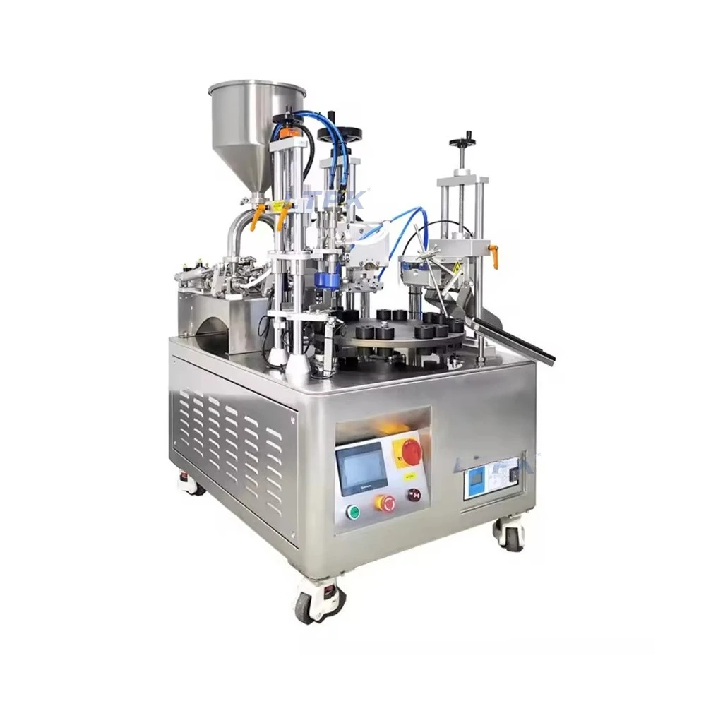 Máquina automática de llenado y sellado de tubos pequeños, mayonesa, miel, pasta de jengibre, personalizada, LT-006SS