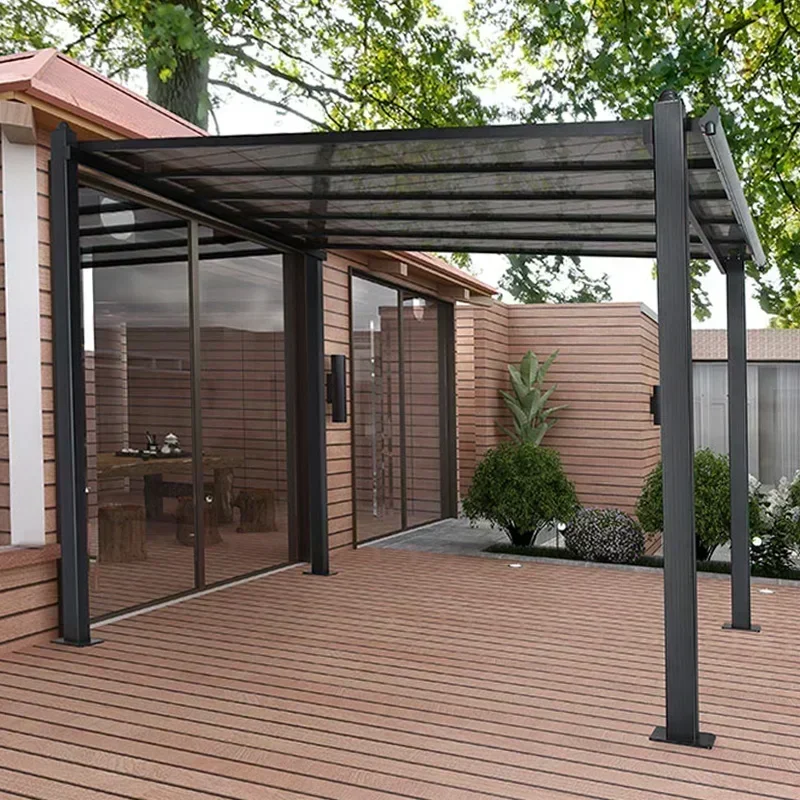 Outdoor courtyard rain-proof awning, high and Low  terrace villa,  Sunshine awning, sun-proof