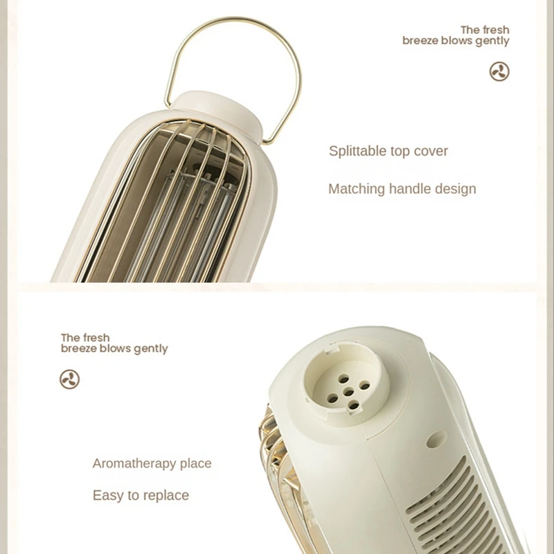 USB-вентилятор для дома и учебы, 3600 мАч