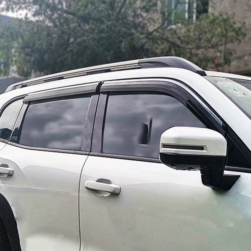 Car Windows Visor Windshield Rain Eyebrow Smoke Sun Guard Cover Accessories  For Great Wall  Haval Dargo 2022 2023 2024