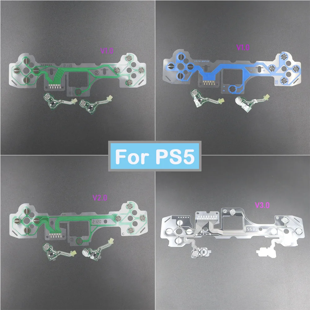1PC Original For PS5 Button Ribbon Circuit Board Conductive Film for PS5 V1 V2 V3 Controller  Keypad flex Cable