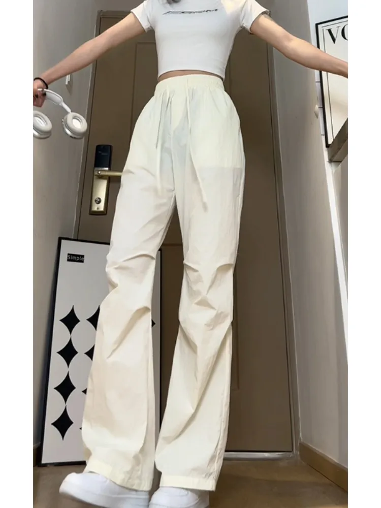 

Men's Casual Straight Leg Wide Leg Pants Thin Qui Dry Breathable Spor Loose Fit Faionable Autumn New Arrival