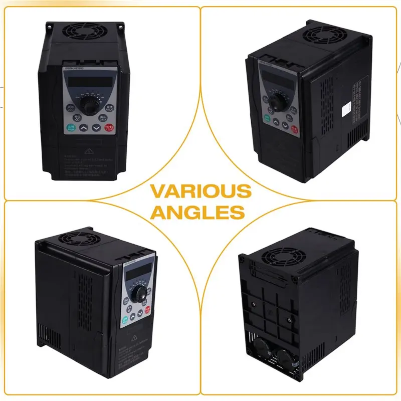 75STO-Industrial Motor Speed Controller 2.2Kw Three Phase 380V VFD Frequency Converter 380V Inverter Motor Control
