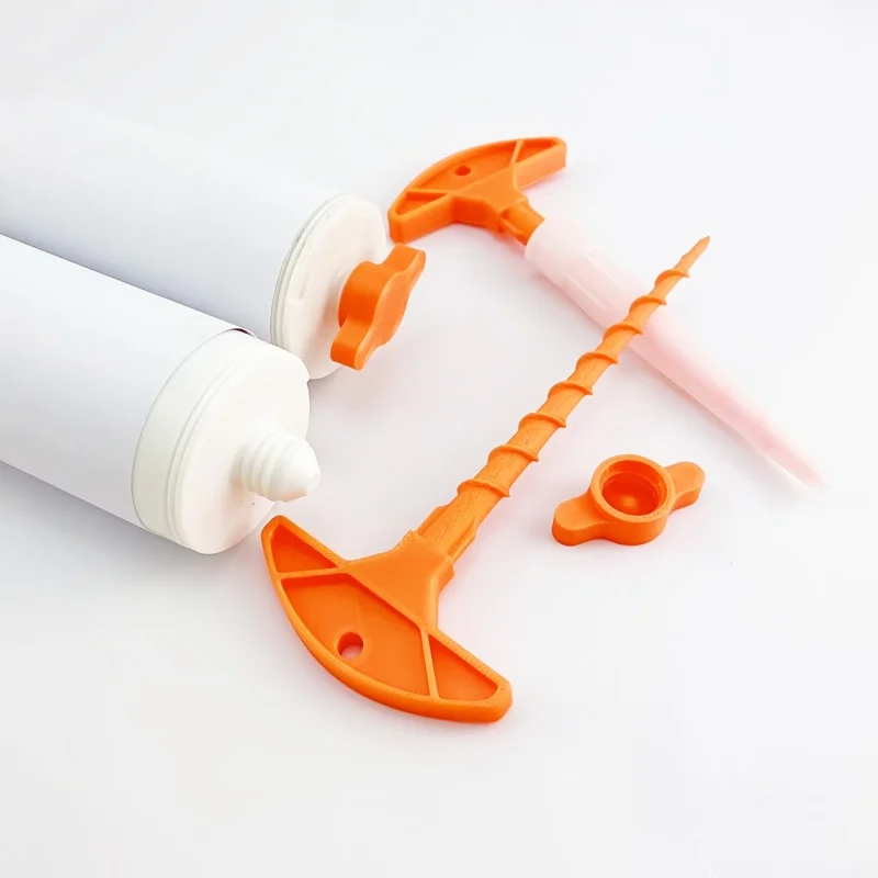 Universal Sealant Saver Cap and Glue Nozzle Cleaner, Anti-Drying Silicone Caulk Tube Cover for Standard Caulking Guns DIY Tools