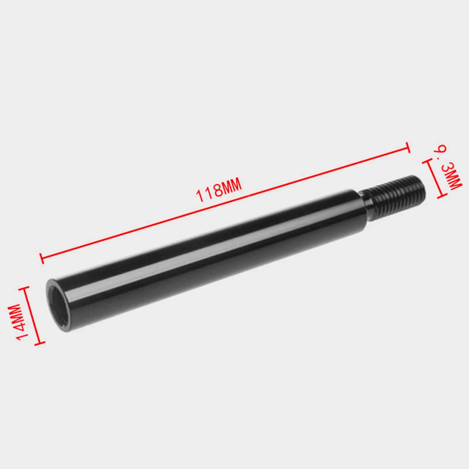 Manual Car Gear Shift Knob Extender Lever Aluminium Alloy 120mm Extension for Honda Civic EG EK DC