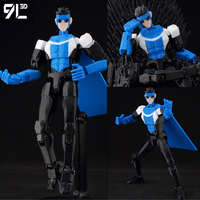 9L 3D Printed Titan 13 - American Anime Invincible Series Character Dummy 13 Multi-Jointed Articulated Mannequin Collectible Toy
