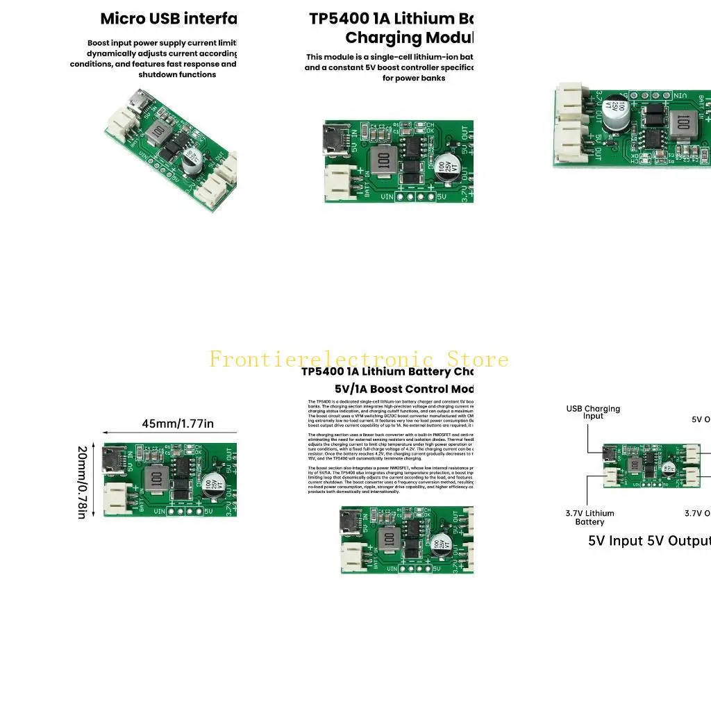 G8DB Battery Discharge Module Board with USB 5V Input and Output