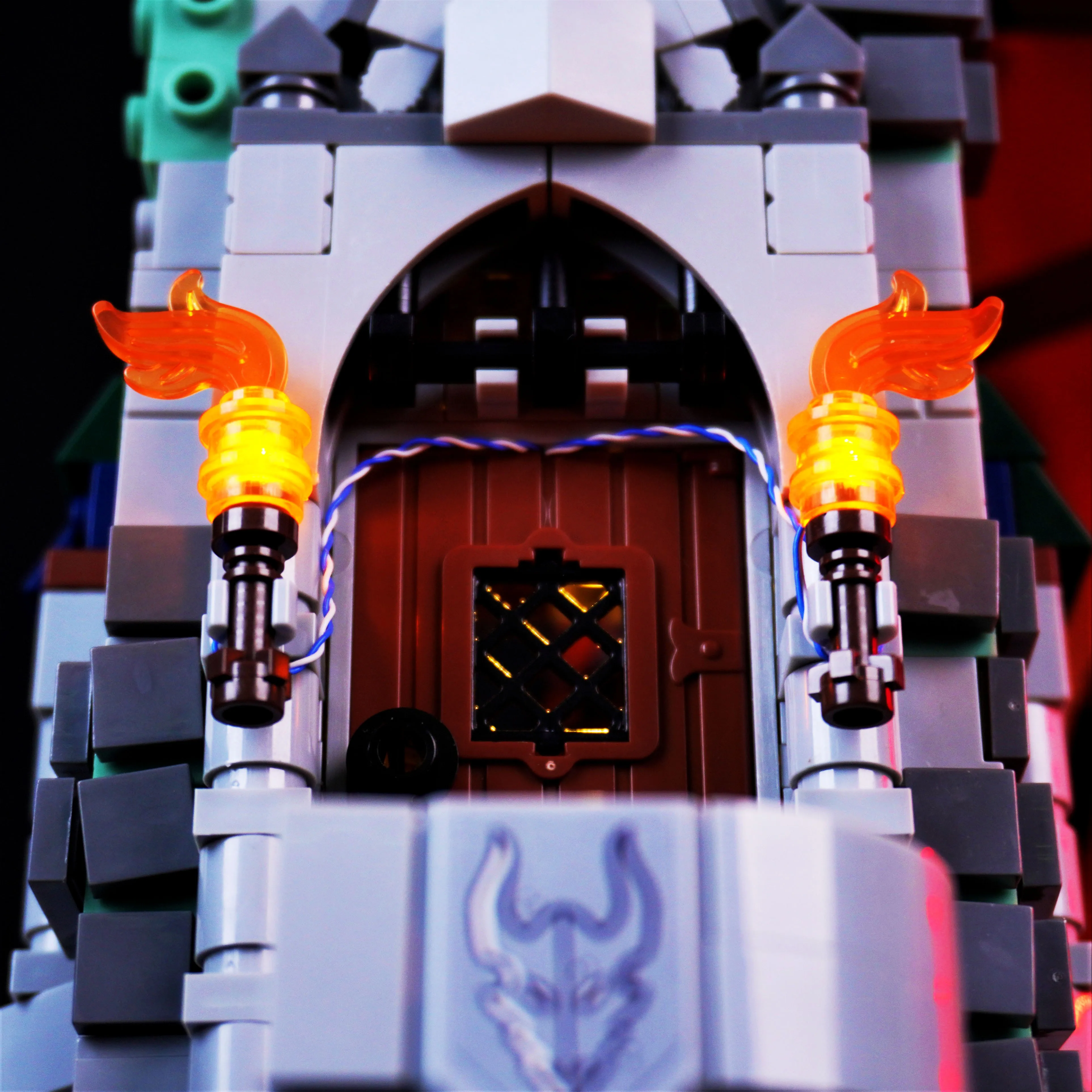 DIY LED-Beleuchtungsset Fantasy Dragon Building LED-Kit Fernbeleuchtungsset für 21348 Abenteuermodell (nur Lichter)