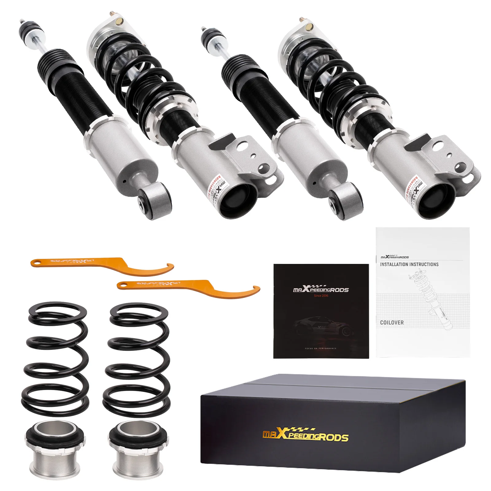 24 Click Damper Coilovers Shock Struts For Ford Mustang 4th Gen SN-95 1994-2004