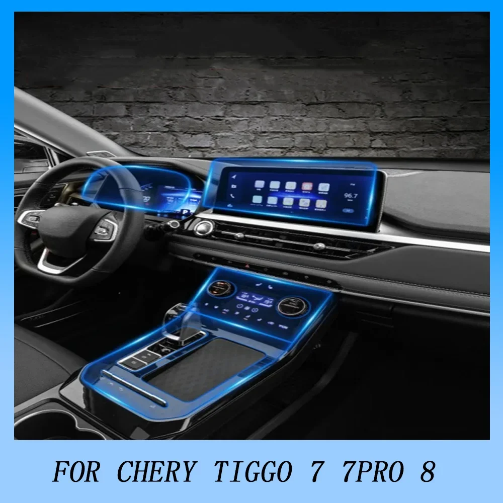 

TPU Gear Dashboard Gps Navigation Screen Film Protective Sticker Anti-scratch Car Interior Accessories For Chery Tiggo 7 7pro 8