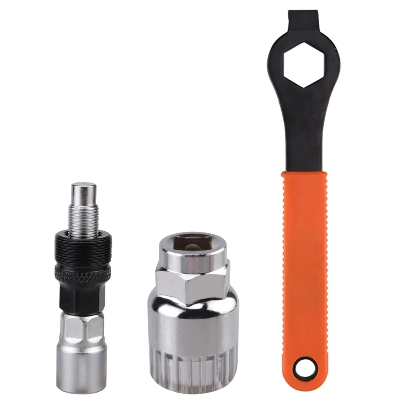 

Bicycles Crank Pullers Bicycles Bottom Bracket Removal Tool with 16mm Spanners Professional Bicycles Maintenance Tool