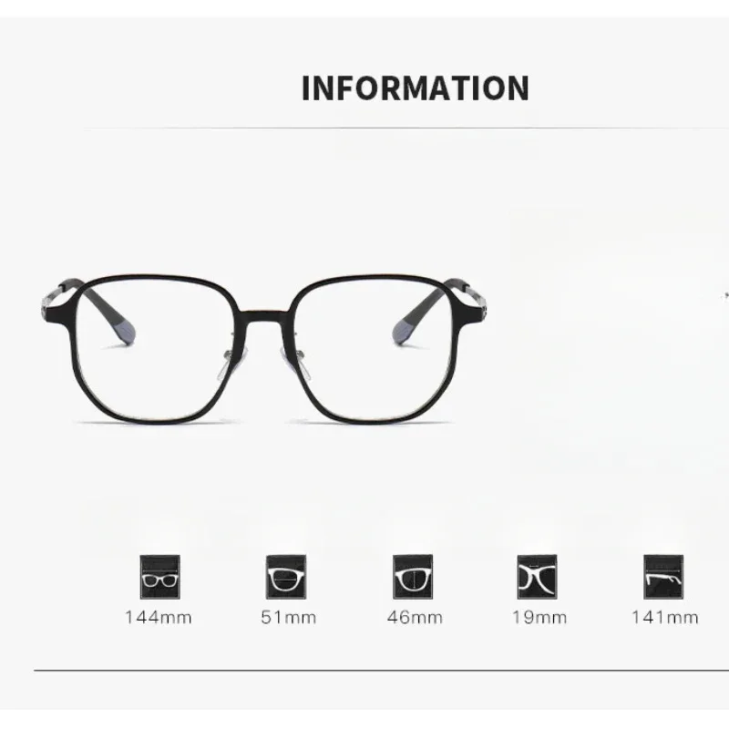 نظارات قراءة متعددة البؤر عالية الوضوح متغيرة الألوان للصور مضادة للأزرق ومضادة للأشعة فوق البنفسجية لقصر النظر الشيخوخي