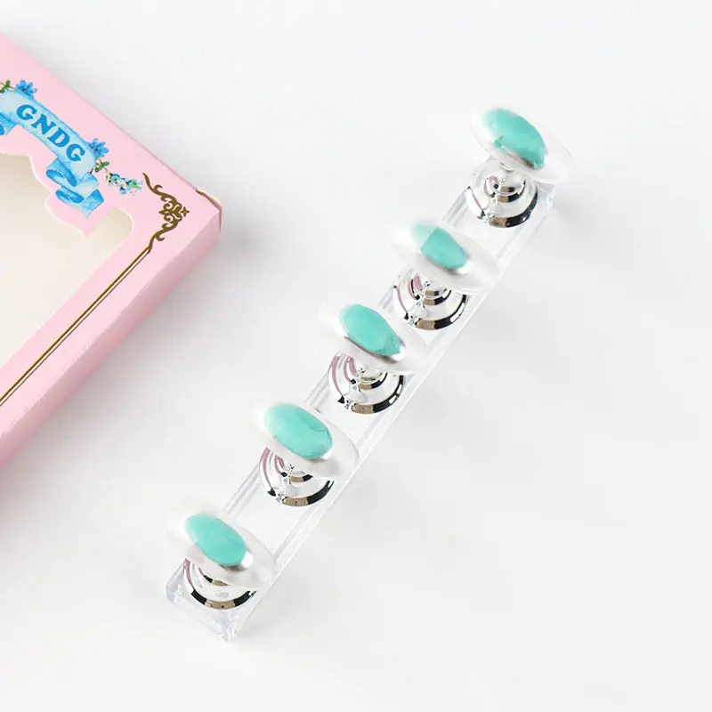 96 stuks herbruikbare groene klei voor nagelstandaard professioneel weergeven en oefenen nagelklei nagelkunst salon diy praktijk manicure g5