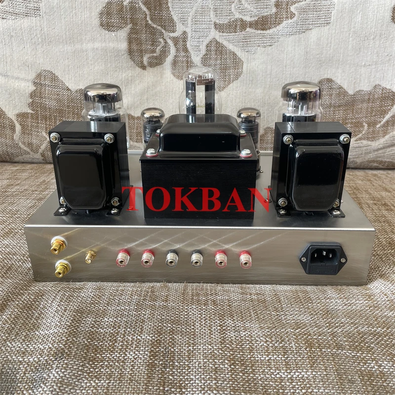 Tokban 15w * 2 KT88 Amplificatore valvolare Kit fai da te Vu Meter ad alta potenza Bluetooth 5.0 HIFI opzionale Amplificatore audio in classe A