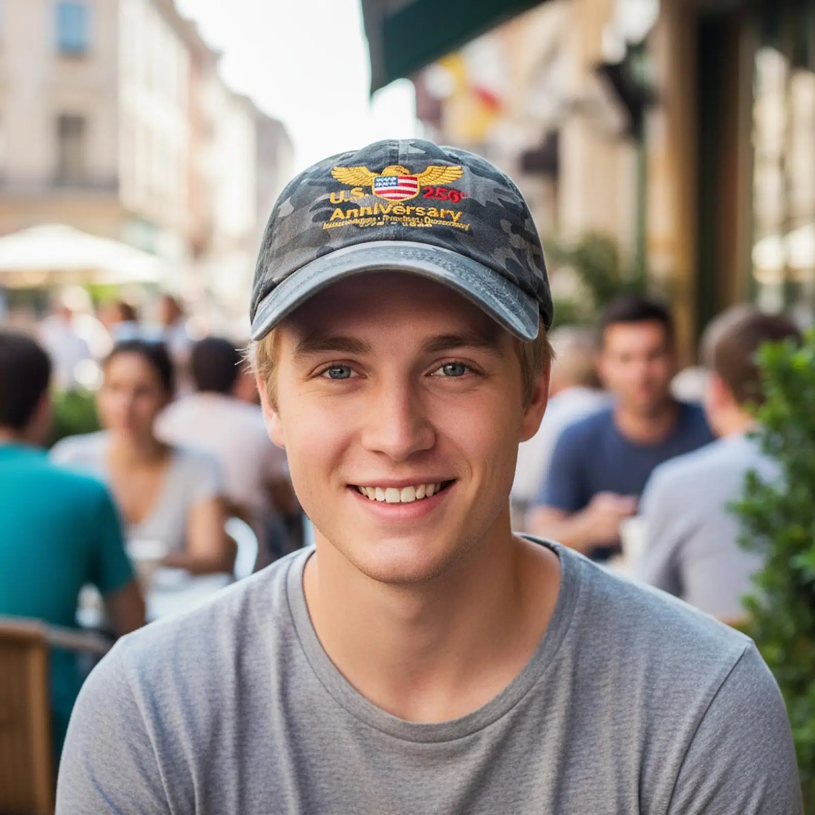 

Бейсбольные кепки для мужчин, американский 250-й орел, регулируемая памятная патриотическая кепка-грузовик для взрослых, мужчин, спорт на открытом воздухе, путешествия