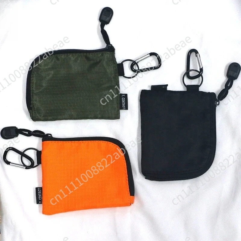 Small Mini Travel Multi-functional Wallet Waist Pocket Zipper Storage Hand Card Money Coin Bag Keyring Neck Hanging Pouch Holder