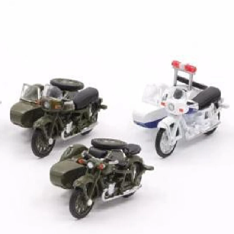 1: 64 Alloy Model Play 750 Type Partial Three Dou Motorcycle Model Toy Changjiang 750 Three Wheel Motorcycle Children'S Gift