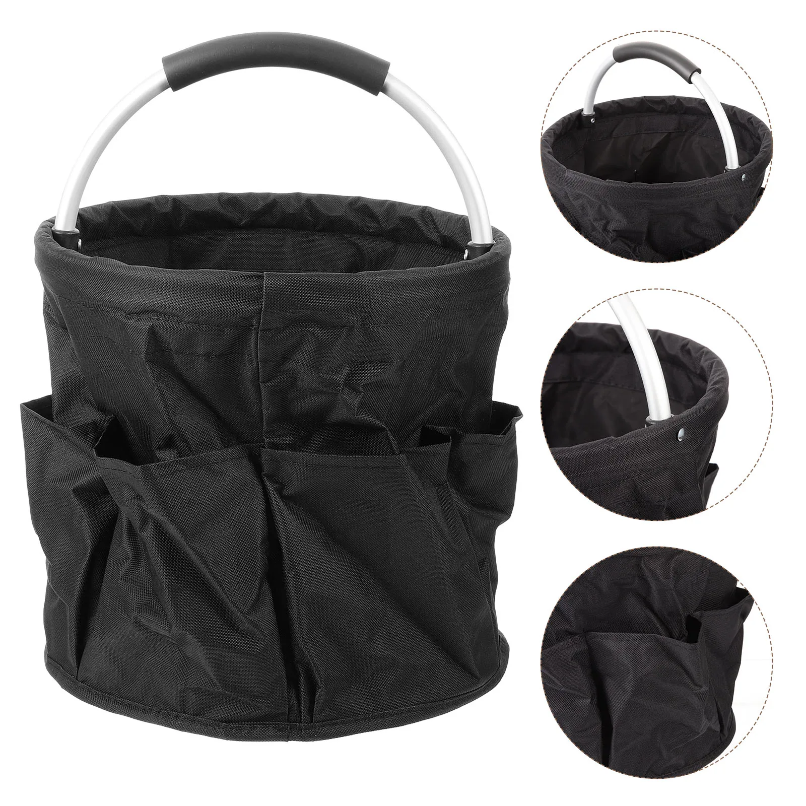 

Handy Handbasket Multi purpose Large Capacity Waterproof Foldable Tote Bag for Camping Picnic Beach Gardening Tool Storage