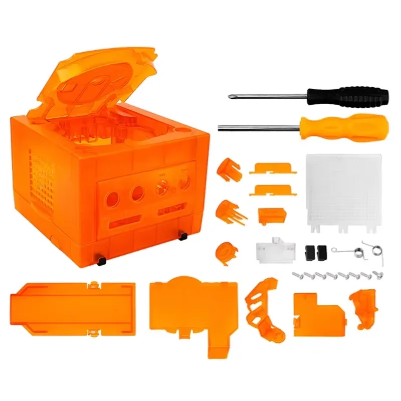 8 kolorów przezroczystej obudowy do konsoli Gamecube NGC Retro – zamiennik obudowy, przezroczyste etui DOL-001 DOL-101 — zdjęcie produktu 6