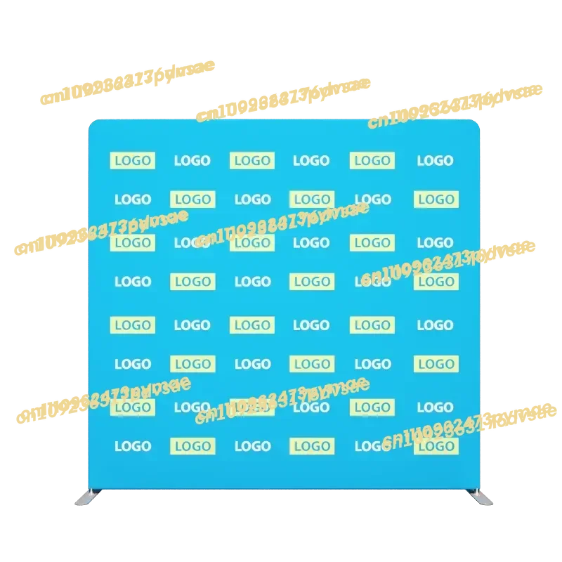 NEW Custom Design 8ft 10ft 20ft Straight Backdrop Tension Fabric Portable Backdrop Trade Show Display Photo Booth Backdrop