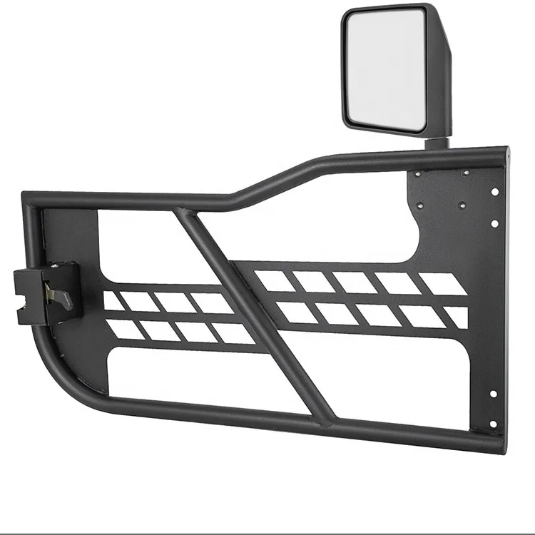 ملحقات السيارة العالمية للطرق الوعرة نصف باب مع مرآة جانبية لسيارة رانجلر JL 2018-2021