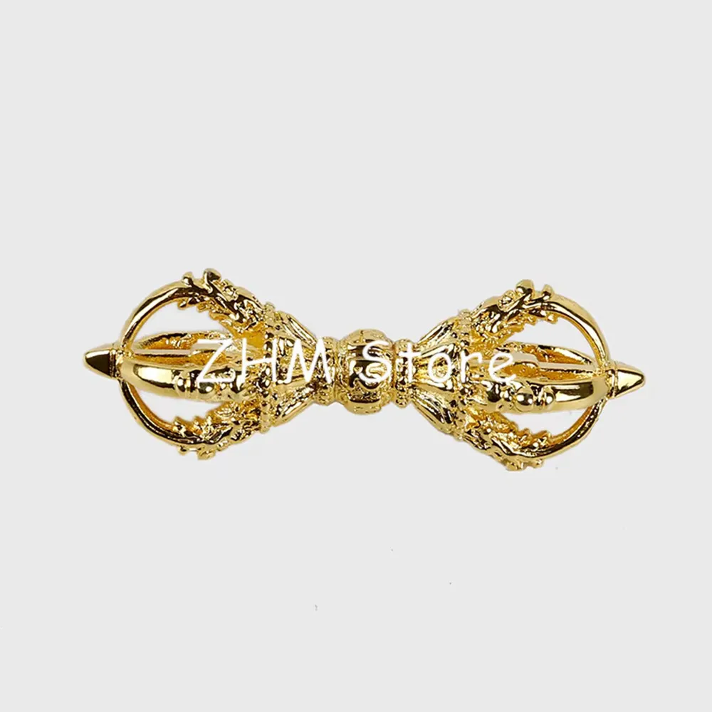 

Six Words Scripture Gold Gilding Quality Five Shares Opening Light Amulet Buddhist Tibetan Nepal Pendant Vajra Crafts