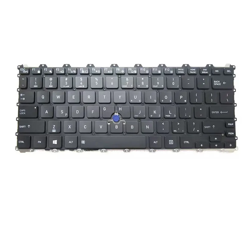 Laptop Keyboard For Toshiba Dynabook Portege X40-J 20A7B English US Black With Backlit New