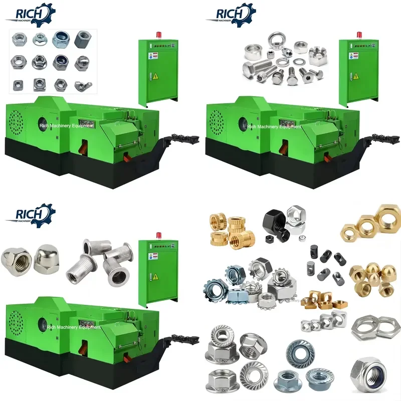 [2026] High-Speed Automatic Press Forging Machine with Motor 30KW Power for Efficient Cap Nut & Flange Nut Making Equipment