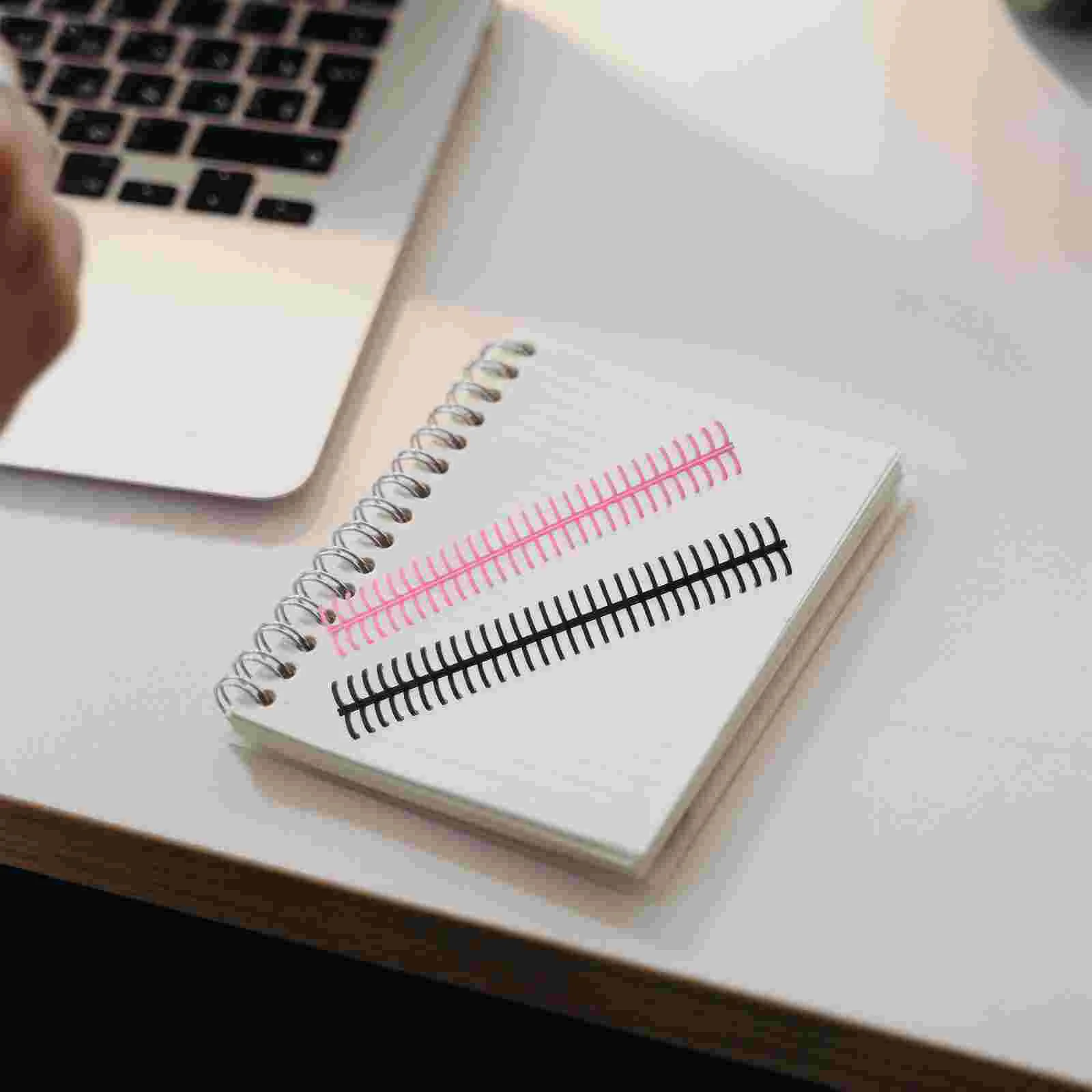 

11 Pcs Plastic Loose-leaf Coil Notebook Spines Mini Office Bindings Creative Stationeries Spirals Coils Student Binders