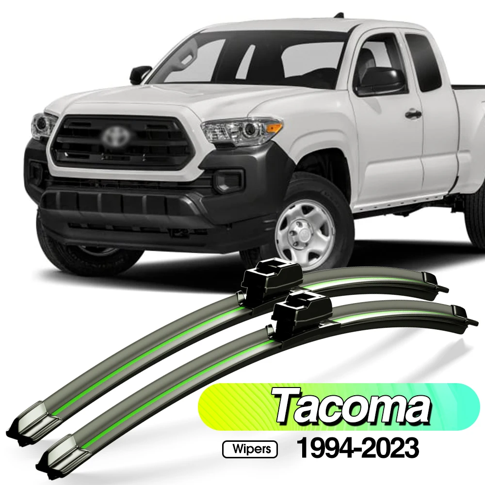 For Toyota Tacoma 1994-2023 2pcs Front Windshield Wiper Blades Windscreen Window Accessories 2004 2006 2015 2016 2017 2018 2010