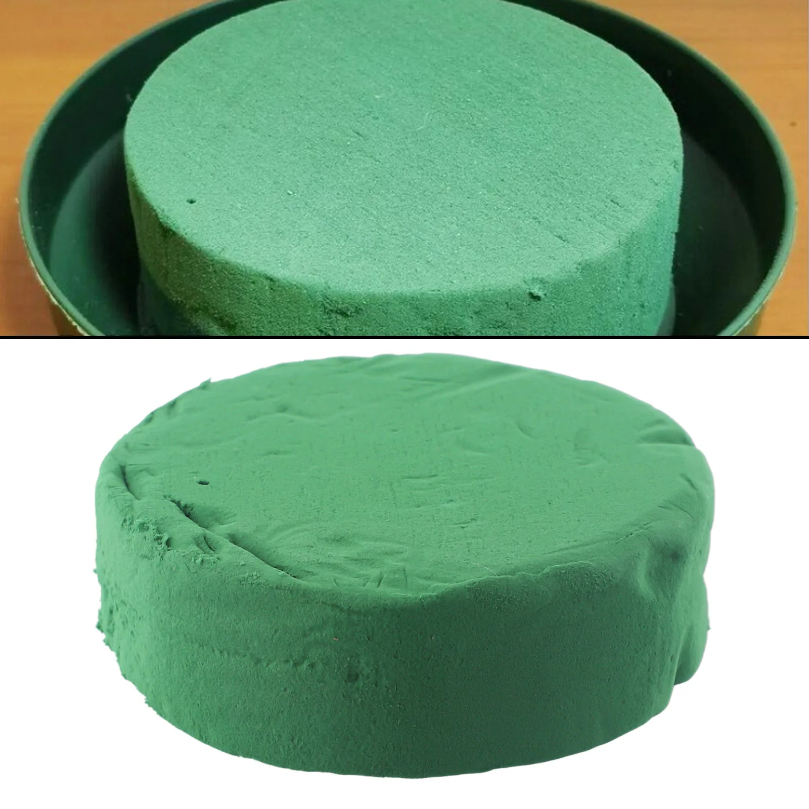 1pc Floral Foam Brick Green Wet Foam Cylinders Gardening Tools Planting Tools Flower Arranging Tools DIY Accessories