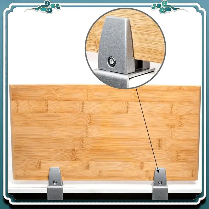 Easy To Use Heavy Duty Sneeze Guard Clamp For 1/8 Inch To 1 Inch Thick Panel,Desk Partition Support Clamps Desktop Divider Holde