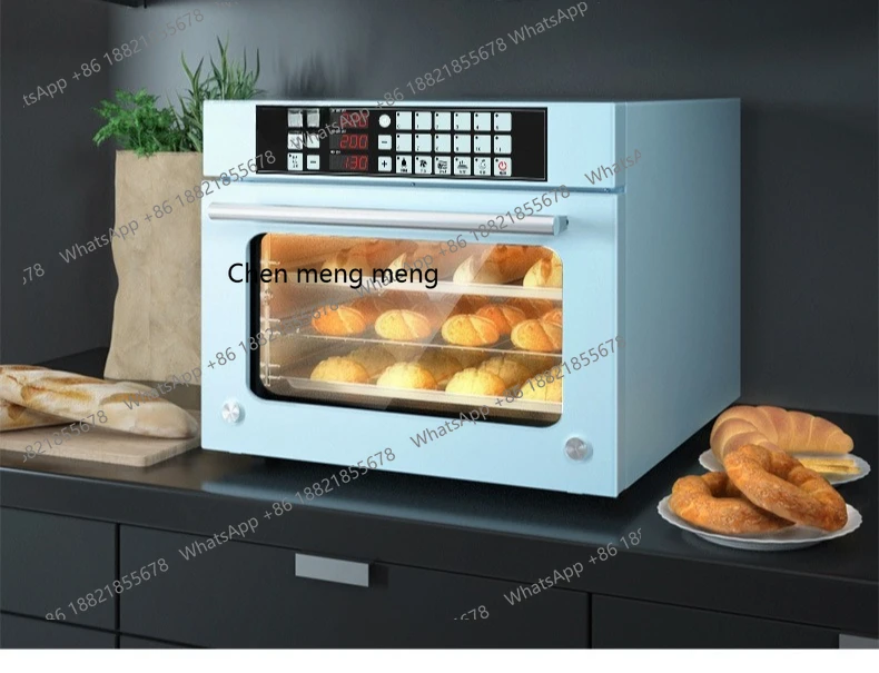 فرن تجاري ذو سعة كبيرة، فرن خبز بيتزا، تجفيف كعك القمر، فرن كهربائي منزلي
