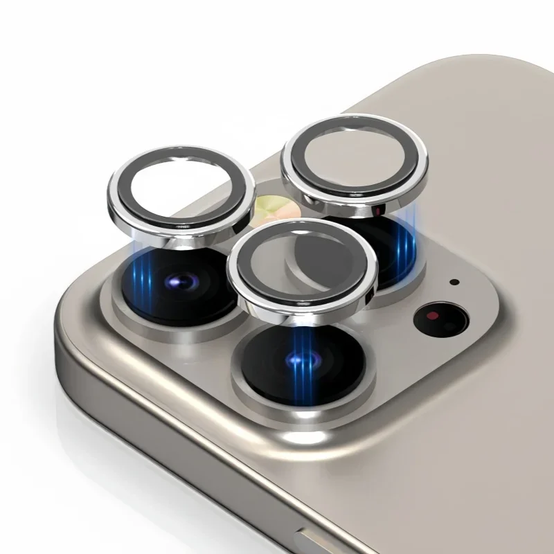 1-3Pcs Removeable AR+AF Camera Lens Ring Glass For IPhone 17 16 Pro Max 17air Metal Lens Protector For 17pro Lens Cover Cap #3