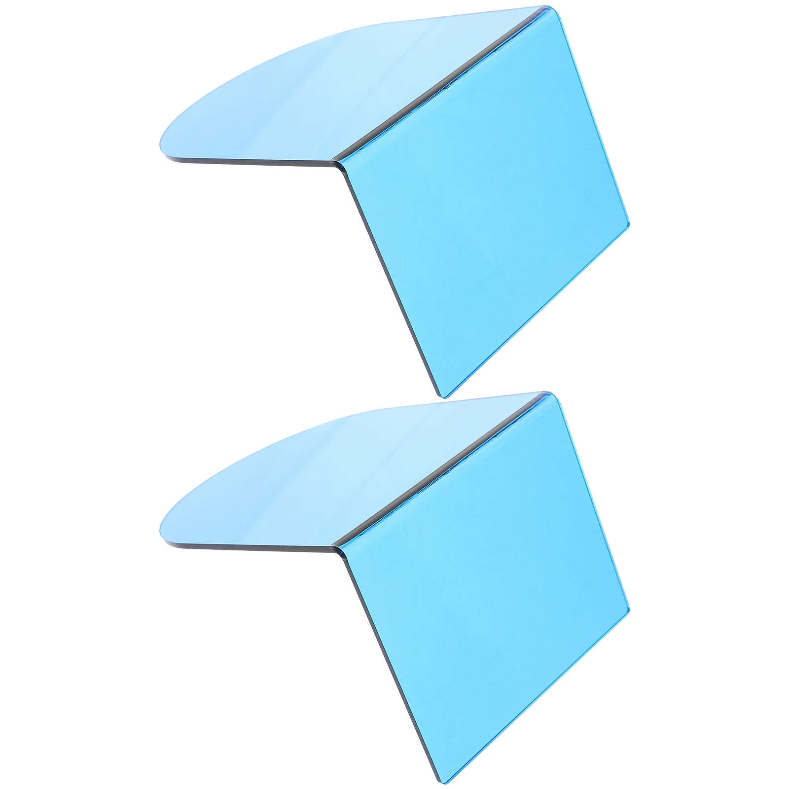 2Pcs Premium Acrylic Bookend Practical Lshaped Display Stand for Home Office Desk Book Organizer Bookend Acrylic Book Stand