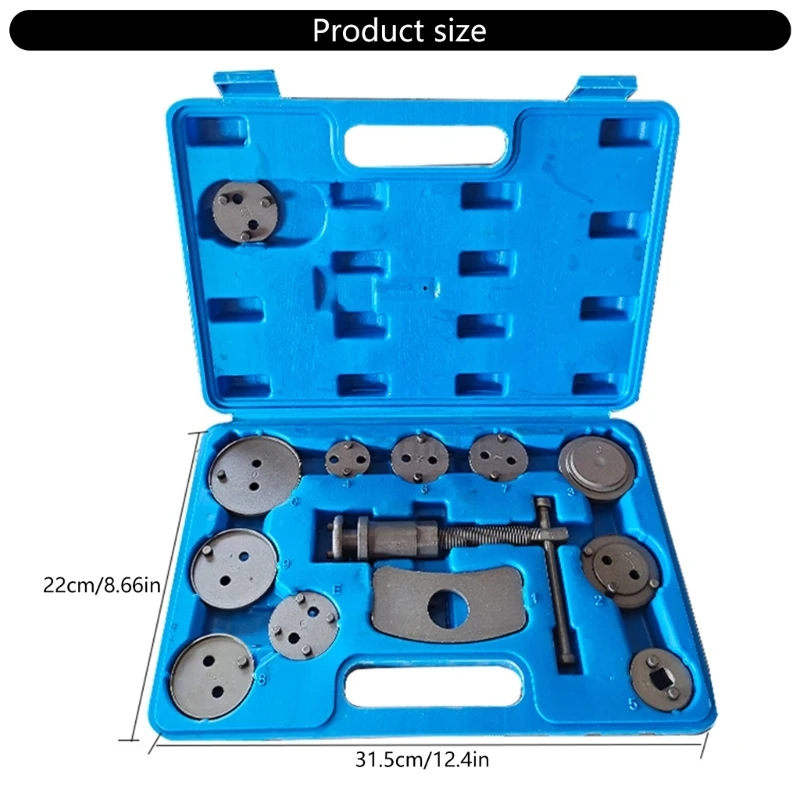 Professional Brake Caliper Tool set Steel Piston Blow Back Set Comprehensive Disc Brake Caliper Tool for Car Disc Brakes