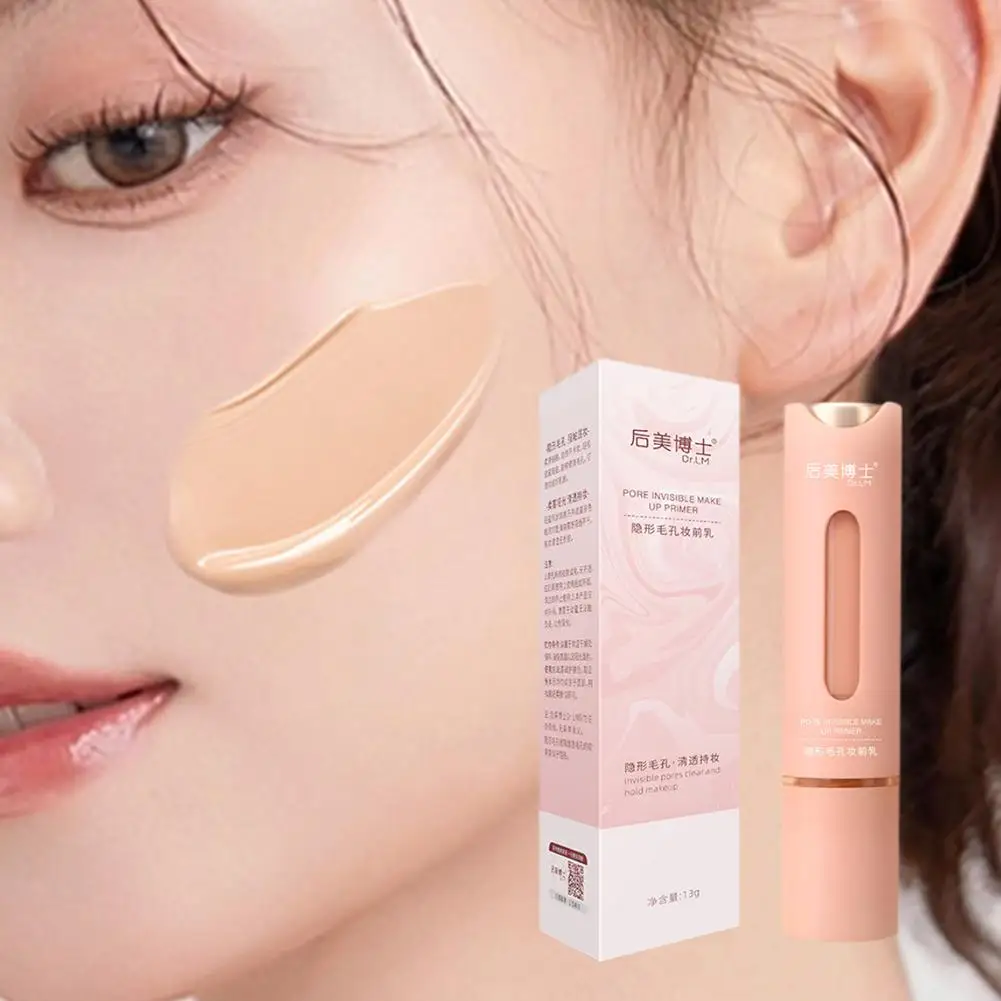 Onzichtbare Porie Gezicht Primer Hydraterende Make-Up Basis Fijne Toon Helderder Cosmetica Lijnen Huid Primer Foundation P5b2