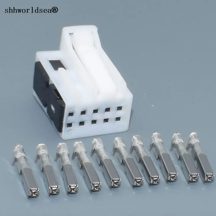 

Shhworldsea 10 Pin Automotive Rearview Mirror Taillight Wire Socket Auto Sunroof Door Cable Connector plug For Benz 3-929171-1