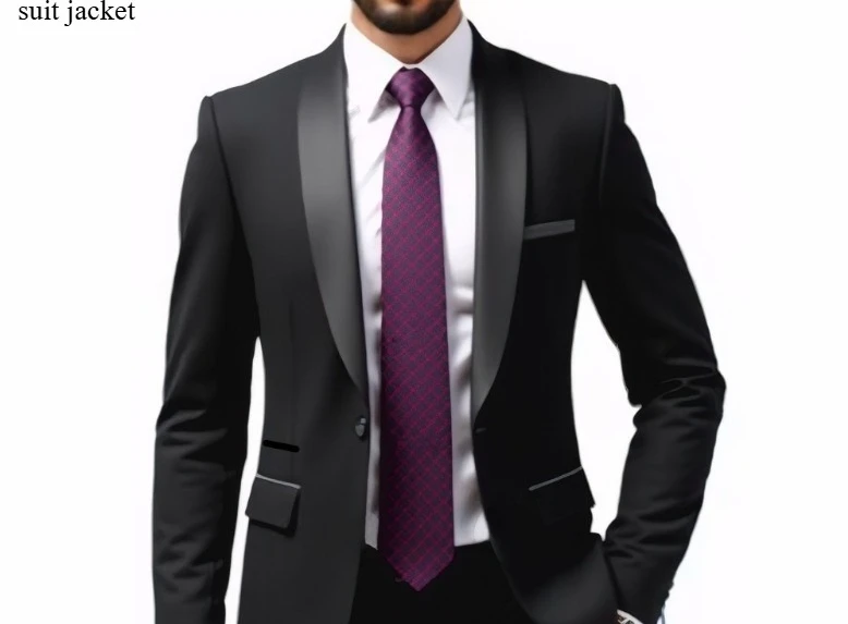 Costume de Mariage pour Homme, Blazer Formel pour Homme d'Âge Moyen, Tenue de Soirée Sur Mesure