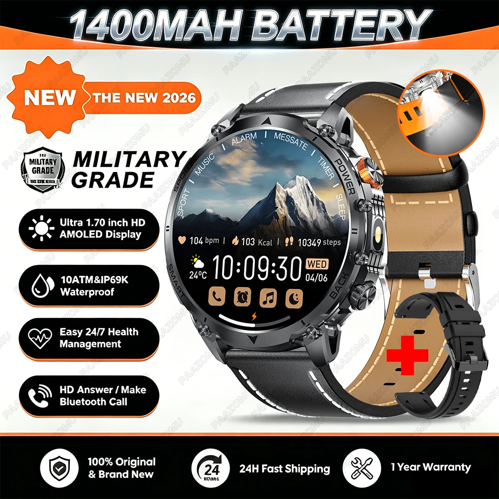 Men's Smart Watch with Long Battery Life