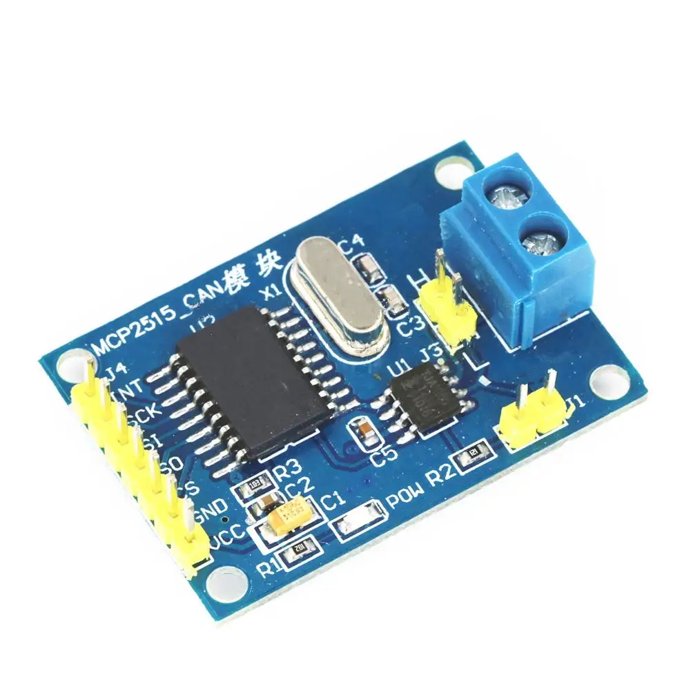 MCP2515 CAN Bus Driver Module Board TJA1050 Receiver SPI For 51 MCU ARM Controller For Arduino Electronic DIY Kit