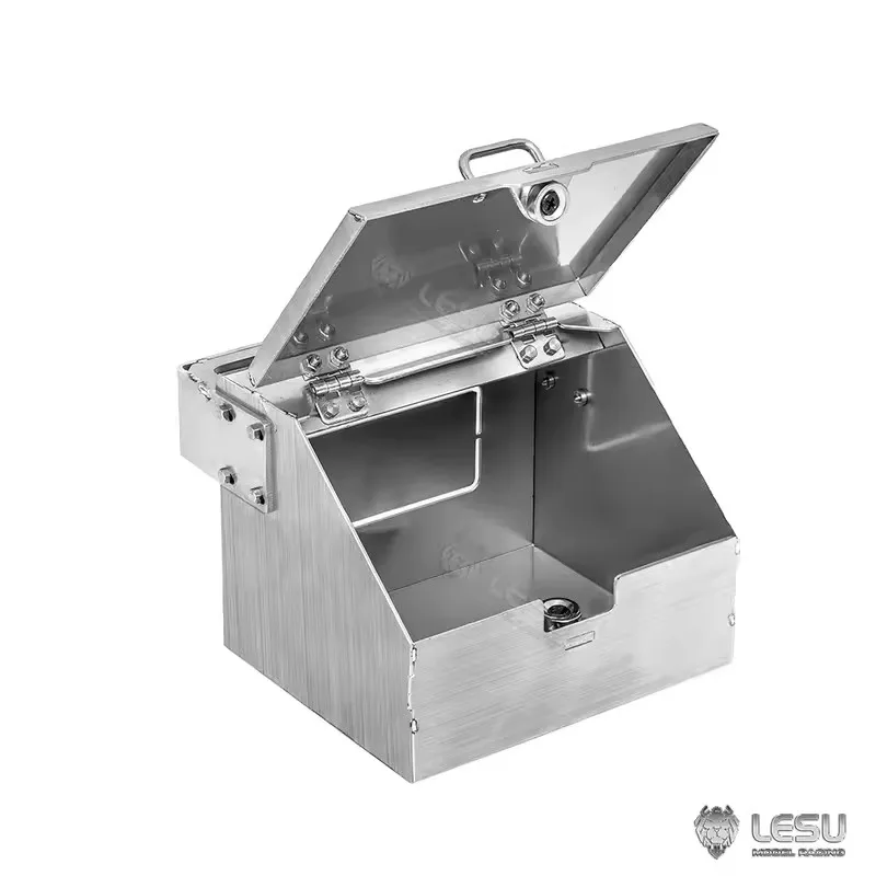 LESU For 1/14 DIY Tamiya Metal Toolbox Tractor Truck Car Dumper RC Model Spare Outdoor Toys