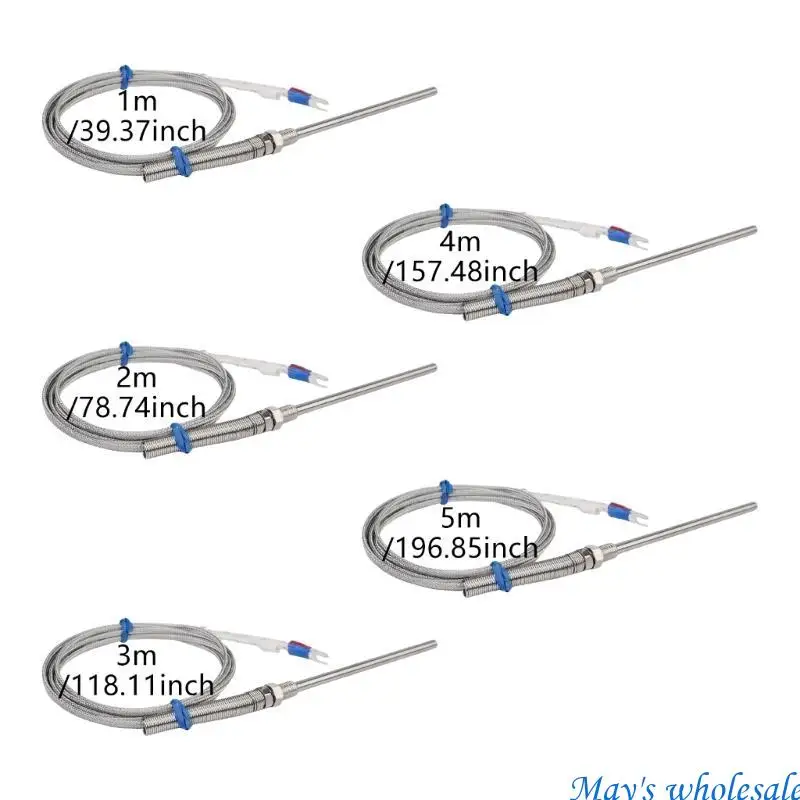 스테인레스 스틸 프로브 0-400 ℃ 온도 컨트롤러 센서 K 타입 열전대 448a