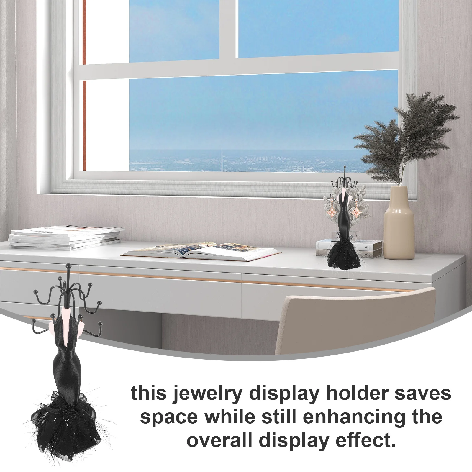 

Jewelry Stand Holder Earrings Necklaces Bracelets Jewelry For Selling Display Racks For Craft Shows Retail Display Stand Space