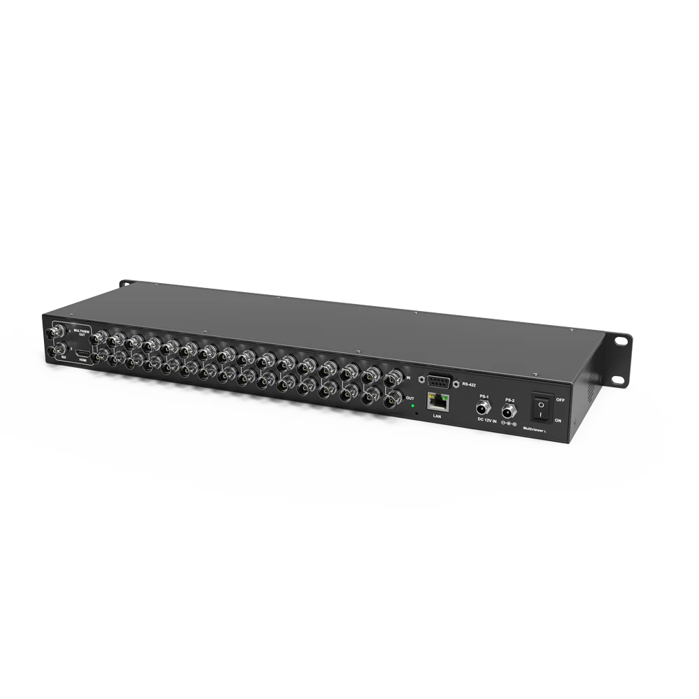 Avmatrix MSS1611-S Compact SDI Routing 16x16 Seamless SDI Video Matrix Switcher 1RU Rack Mount 16 Channels 3G/HD/SD SDI Switcher